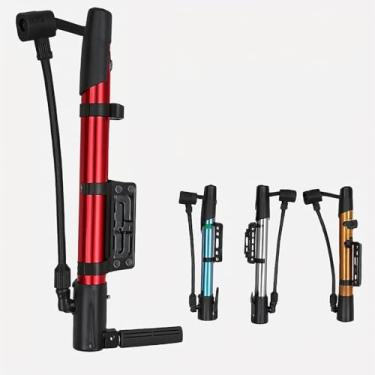 Imagem de Bomba de ar para encher pneu, bola, colchão inflável, bicicleta, moto, balão, piscina. Inflador manual