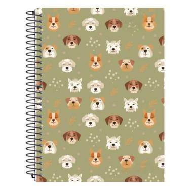 Imagem de Caderno Capa Dura Fofinhos 10 Matérias 160 Folhas Espiral - PanAmerica