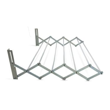Imagem de Varal De Parede Retrátil Aço Sanfonado - 60cm