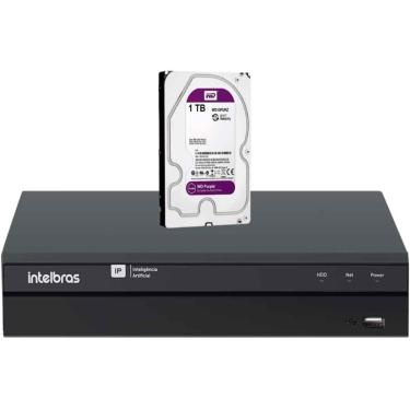 Imagem de Gravador De Vídeo Ip Nvr 16 Canais 4k Invd 1016 Intelbras 1tb Purple