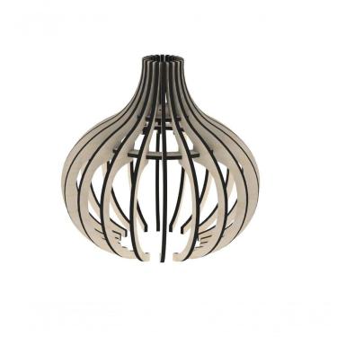 Imagem de Luminária Teto Tipo Pendente Diana Mdf - Completa Cor: Mdf Cru