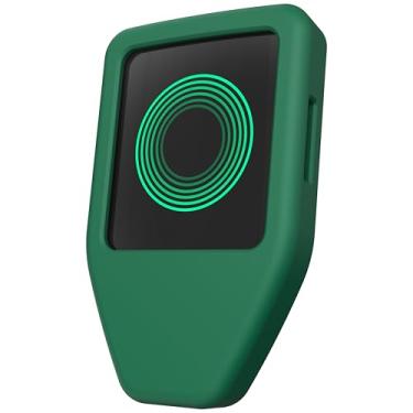 Imagem de CVER Capa de silicone para Trezor Safe 5, proteção de cobertura total, acesso à tela e porta (verde)