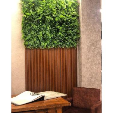 Imagem de Placa Planta Jardim Vertical Decorativo Artificial Folhagem