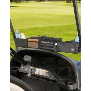 Imagem de KEMIMOTO Cesta de armazenamento frontal para carrinho de golfe com saco térmico para bebidas