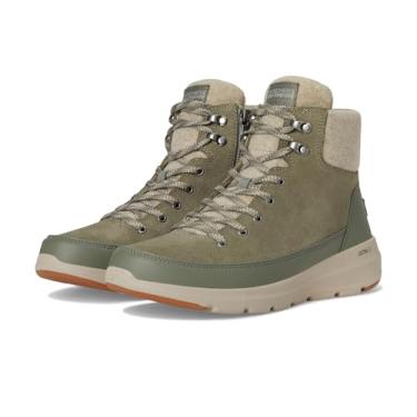 Imagem de Skechers Bota feminina de cano curto Glacial Ultra-Tahoe, Oliva, 38