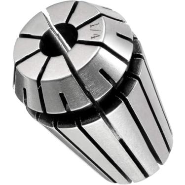 Imagem de ER11 pinça de mola de 1/10.2 cm, mandril de pinça de fixação de alta precisão para máquina de gravação CNC e ferramenta de torno de fresagem