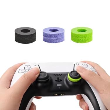 Imagem de YOKRWO 6 Precision Rings for Xbox, Precision Rings for PS5, Gaming Accessories for Playstation 5 Accessories, for for Xbox Accessories, for PS5 Accessories(Black/Purple/Green)