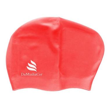 Imagem de Touca de Natação Afro P Daminhacor, Vermelho