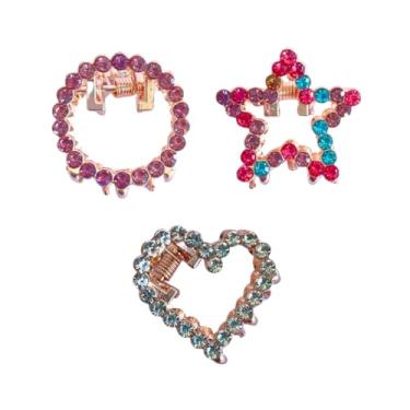 Imagem de Kit 3 Peças Piranha Prendedor De Cabelo Luxo Dafne