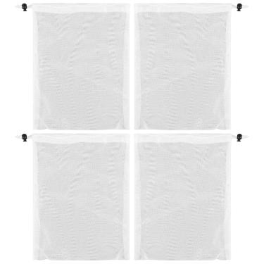 Imagem de Creztail 4 peças de reposição para aspirador de pó, saco de rede de vácuo para folhas de piscina, saco de malha para aspirador de pó de piscina com cabo de puxar e travar, adequado para piscinas