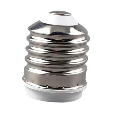 Imagem de KiBcsLic Adaptador de Base para Lâmpada Premium, Leve e ao Calor, Substitui Base de Lâmpada, E40 a E27 E26
