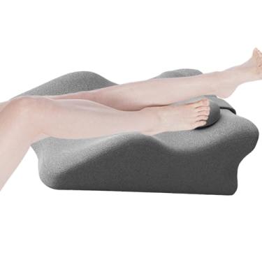 Imagem de Almofada de cunha para cama, almofada de apoio para as pernas | Cunha de cama de apoio - Cunha de de suporte portátil, travesseiro de perna de elevação de suporte de tornozelo, alívio de conforto