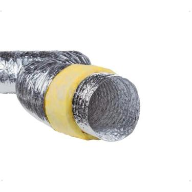 Imagem de Duto Flexivel Isolado 150 mm 6 pol Rolo 10 m - Genérica