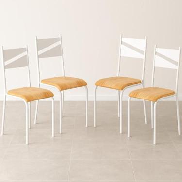 Imagem de Kit 4 Cadeiras de Jantar Varanda Cozinha Sala de Estar Epoxi 543.new -