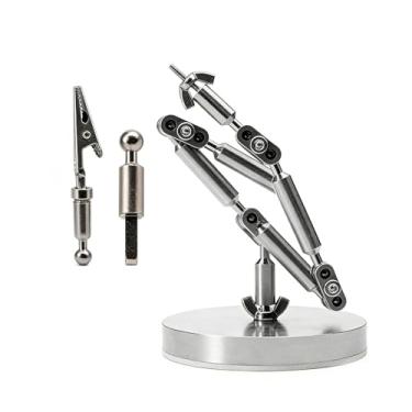Imagem de HYZHANHONG DIY Stop Motion Rig - Braço de aço inoxidável para animação Stop Motion, 3 juntas flexíveis para movimento articulado