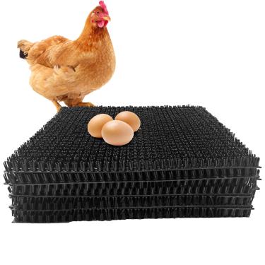 Imagem de U-BCOO Almofadas de assentamento laváveis para galinheiro, pacote com 6, 13,6 × 11,20 cm, caixas de assentamento de galinhas para colocar ovos, cama de galinha, tapetes de ninho reutilizáveis