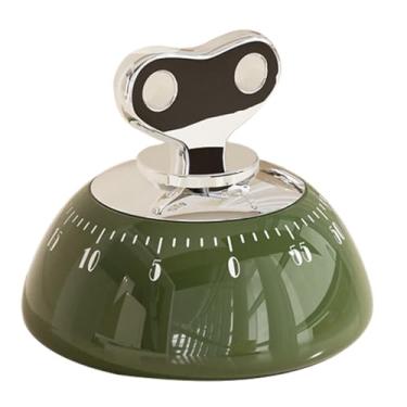 Imagem de Ranvi Temporizador giratório mecânico de cozinha (máximo de 60 minutos), verde