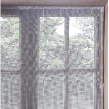 Imagem de Tela mosquiteira janela basculante, protecao contra insetos, tamanho pequeno, pratica