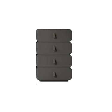 Imagem de Cômodas Armário de armazenamento gavetas, armário madeira para quarto, unidade para e sala estar(Dark grey,60 * 40 * 95cm)