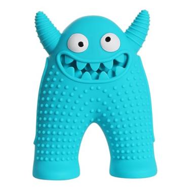 Imagem de LOS ANDES Brinquedos barulhentos para cães médios e pequenos, brinquedo fofo para animais de estimação, brinquedo de silicone com squeaker interativo para matar o tempo chato