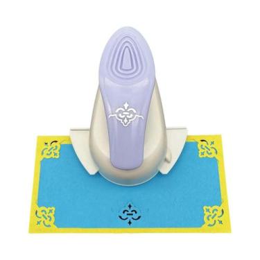 Imagem de Punção De Canto Ajustável Com Ação De Alavanca Para Artesanato Em Pape