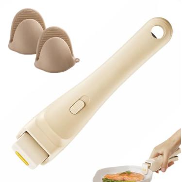 Imagem de CZFSWT Conjunto de substituição de 3 peças, alça de panela destacável, alça removível adequada para dono de cozinha e entusiasta de culinária