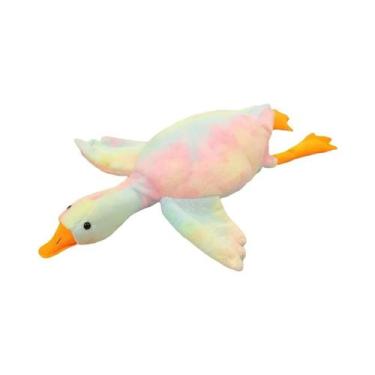 Imagem de Brinquedo De Pelúcia Colorido De 50cm Para Cães, Pato Macio Com Olhos 