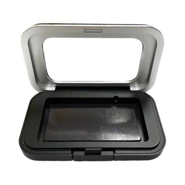 Imagem de Estojo Retangular Magnético Preto Para Agulhas De Costura, Armazenamen