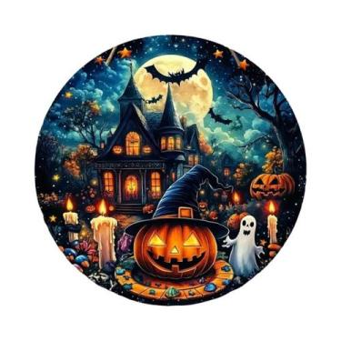 Imagem de Placa Redonda De Natal Rústica Em Madeira, Decorações DIY Sem Necessid