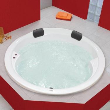 Imagem de Banheira Hidromassagem Astra Firenze Super Luxo 180cmx180cmx45cm - 06 Jatos Acrílico P1 Com Aquecedor 220v
