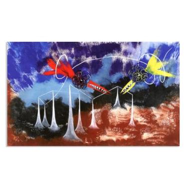 Imagem de Zeichn8u Remedios Varo Paintings Gruta mágica II Remedios Varo Pôster de parede surrealismo arte em tela para sala de estar escritório decoração de parede presente pronto para pendurar pôster de 95 x