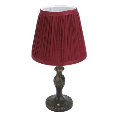 Imagem de KUIDAMOS Abajur de Mesa de Tecido Luz Noturna Regulável Recarregável para Quarto Sala de Estar, Abajur LED Sem Fio para Pais, Liga de Alumínio + Ferro + Pano TC