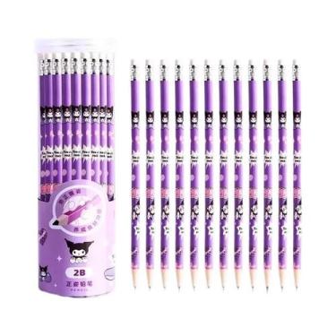 Imagem de 30 Lápis Sanrio 2B Com Borracha E Apontador Para Estudantes, Material 