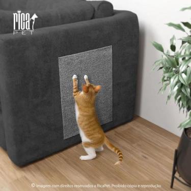 Imagem de Arranhador adesivo para gato carpete protetor de móveis - bazar do saa