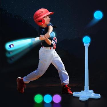Imagem de Conjunto T-Ball Leshein Light Up LED Baseball para crianças de 3 a 10 