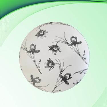 Imagem de Kit 2 Banquetas Junco Baixa Sofisticada + Mesa Bistro Luxo Moderna – Ideal para Áreas Gourmet, Bar e Cozinha(Branco Floral)