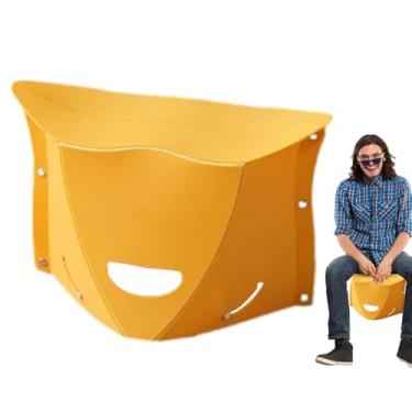 Imagem de Banqueta dobrável leve, cadeiras de acampamento ao ar livre | Bancos dobráveis ​​ergonômicos seguros - Cadeiras de acampamento dobráveis ​​portáteis resistentes para viagens, caminhadas e churrasco