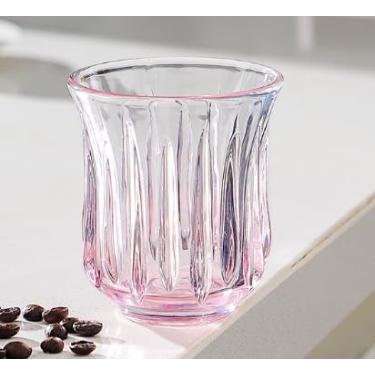 Imagem de Bincoo Copo de café expresso, copos de café com leite, copo para café expresso, bebida, água, uísque, suco, licores (rosa (240 ml))