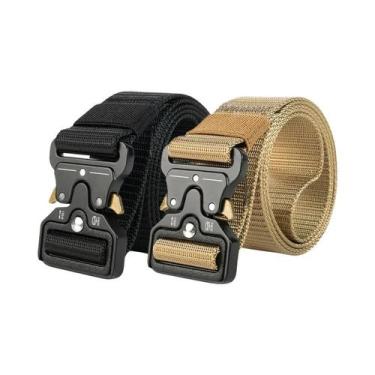 Imagem de Cinto Tático Militar De Lona Masculino, Cinto Multifuncional De Treina