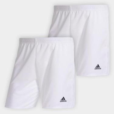 Imagem de Kit Shorts Adidas Estro 19 2 Peças Masculino, Branco, EGG