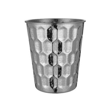 Imagem de Balde de gelo de festa doméstico aço inoxidável champanhe cerveja vinho refrigeração grande capacidade grão bebida banheira (prata)