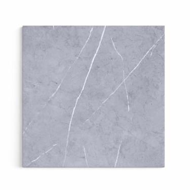 Imagem de Placas Adesivas Mármore 3D Revestimento Autocolante Decoração Quarto Sala Banheiro Lavável (Kit 20 Placas Mármore Cinza Pietra, 30 cm x 30 cm)