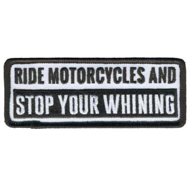 Imagem de Hot Leathers Costura ou ferro bordado | Ride Motorcycles Whining Patch 4 Jaqueta e colete de couro jeans | PPL9792-4L x 2A