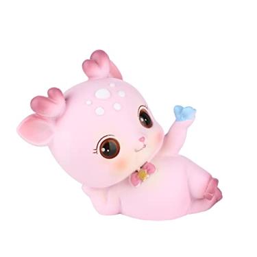 Imagem de Esculturas de Resina Animal Veado Artesanatos com Personalidade Ornamentos Criativos para Desktop Decoração Mesa Sala Estar Carro Presentes