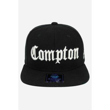 Imagem de Boné Compton Aba Reta Snapback Classic Preto-Unissex