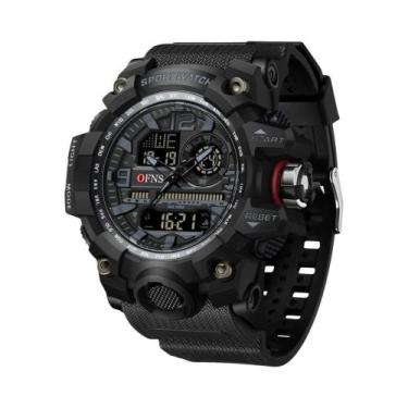 Imagem de Relógio De Pulso Digital Masculino, 50m, À Prova D'água, Multifunciona