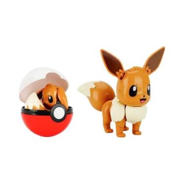 Imagem de Figuras De Anime Pokémon Pikachu Eevee Mewtwo Greninja Pokeball Modelo