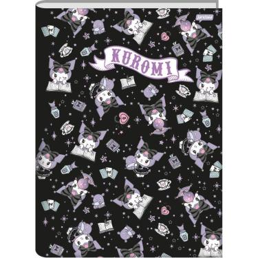 Imagem de Caderno Brochurão 80 Folhas Capa Dura Kuromi