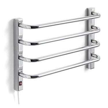 Imagem de Aquecedor Toalhas Térmico Cromado Mini Pequeno 110v Esquerdo - Flape