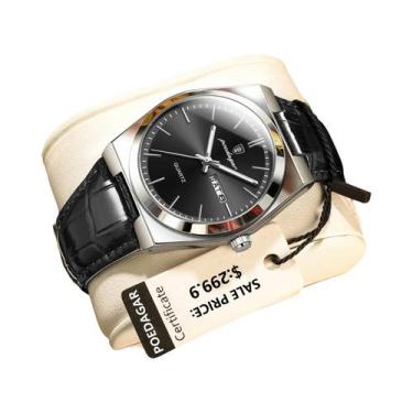 Imagem de Relógio De Pulso Masculino POEDAGAR De Quartzo, Luminoso, À Prova D'ág